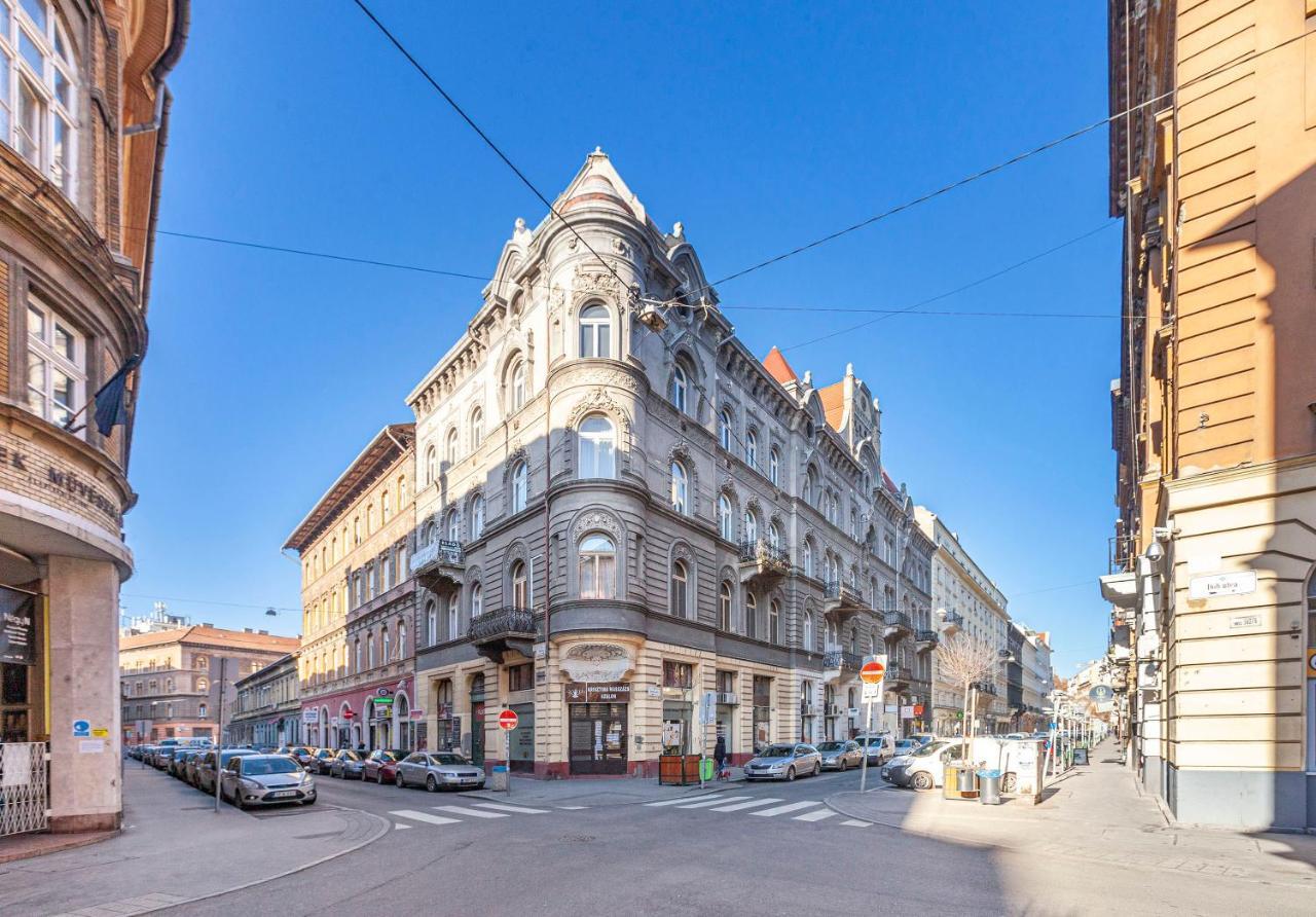 Ferienwohnung Luxury Art Deco Flat / Big Balcony Budapest Exterior foto
