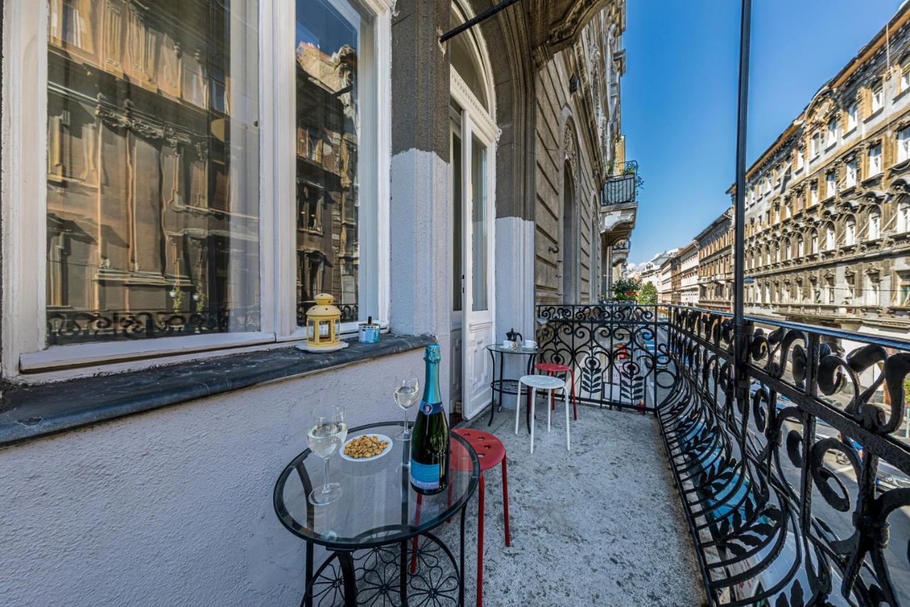 Ferienwohnung Luxury Art Deco Flat / Big Balcony Budapest Exterior foto