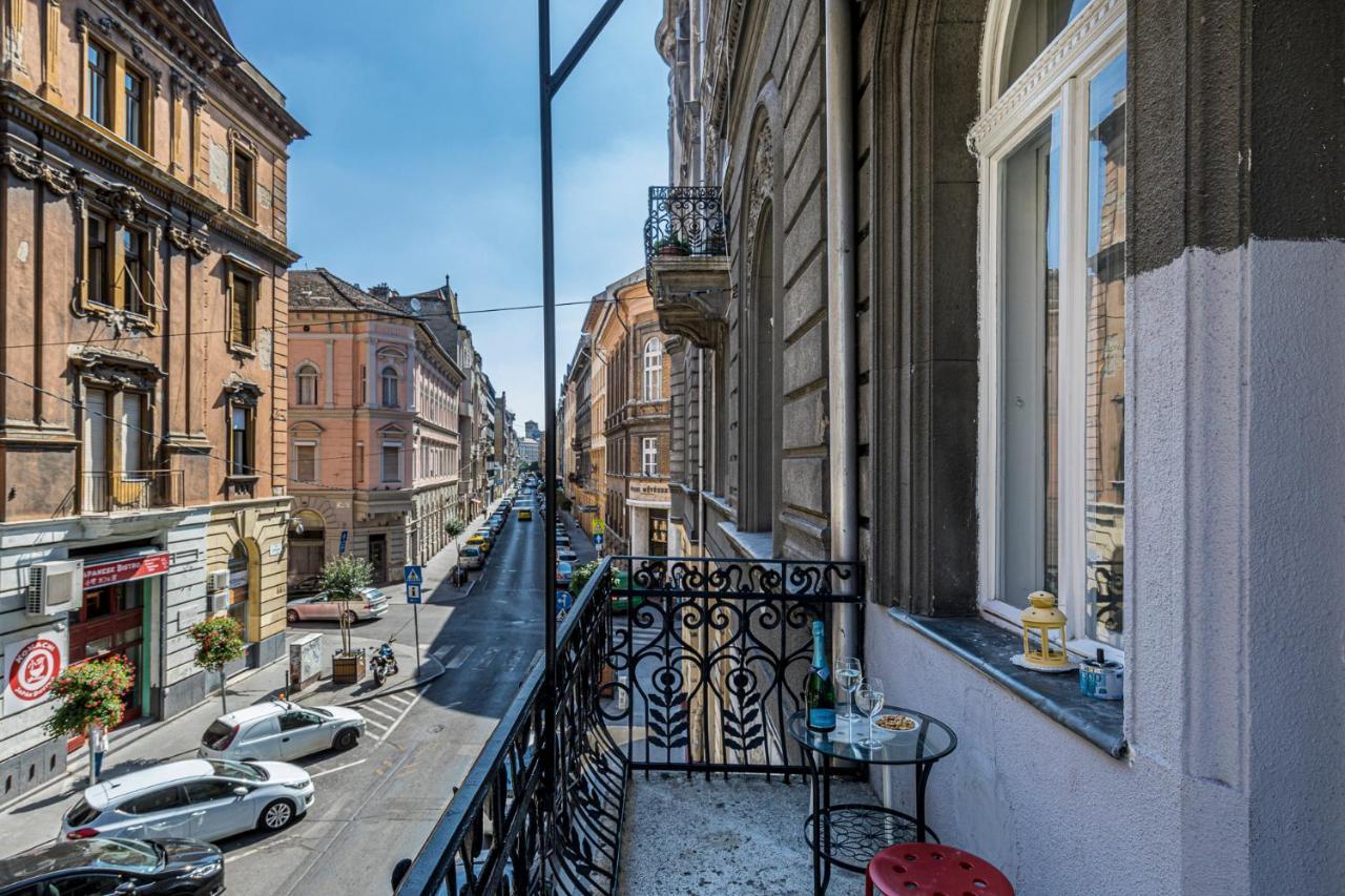 Ferienwohnung Luxury Art Deco Flat / Big Balcony Budapest Exterior foto